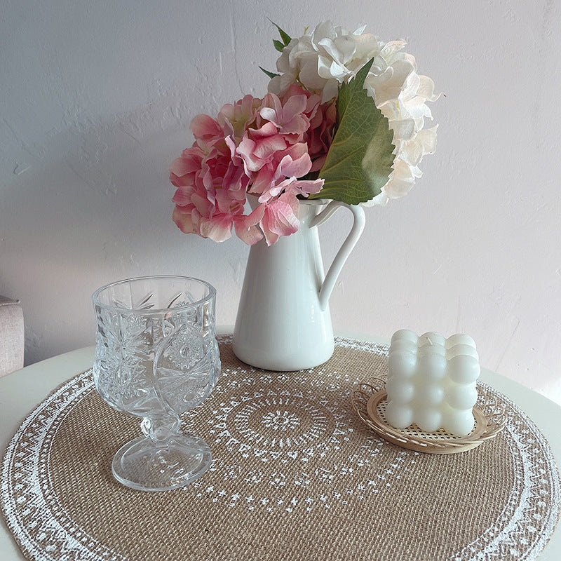 Wholesale Cotton Linen Woven Coaster Placemat